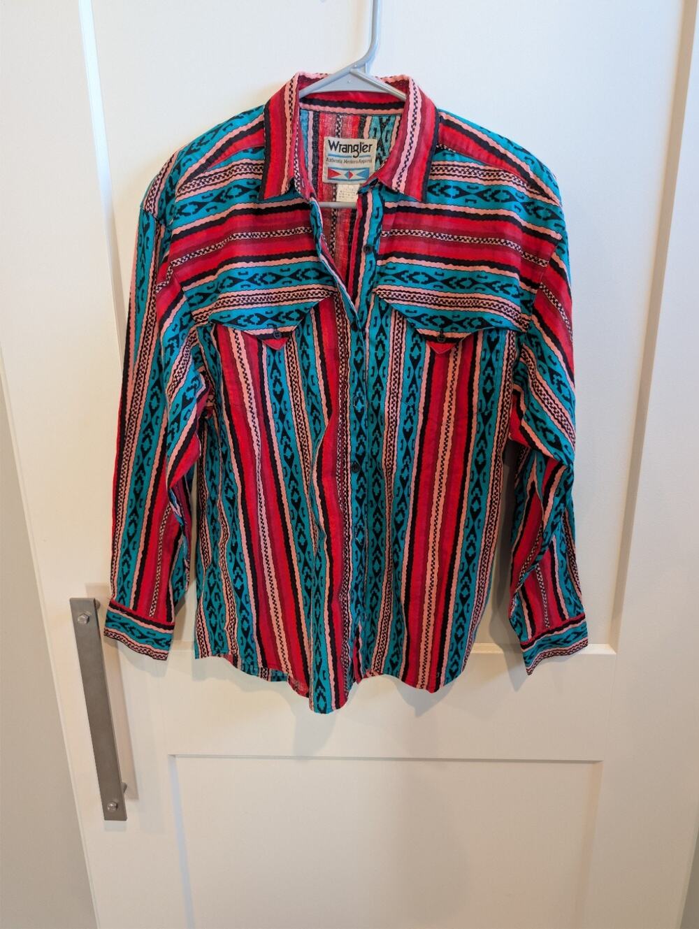 Vintage Wrangler Western Shirt - Women's Large - Southwestern